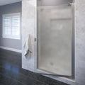 Semi-Frameless Pivot Shower Door in Brushed Nickel Q4774