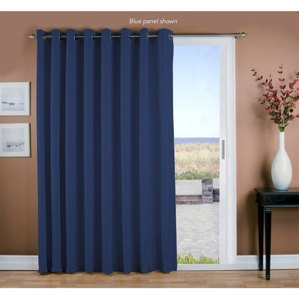 Sage Grass Cloth Grommet Patio Panel Z772
