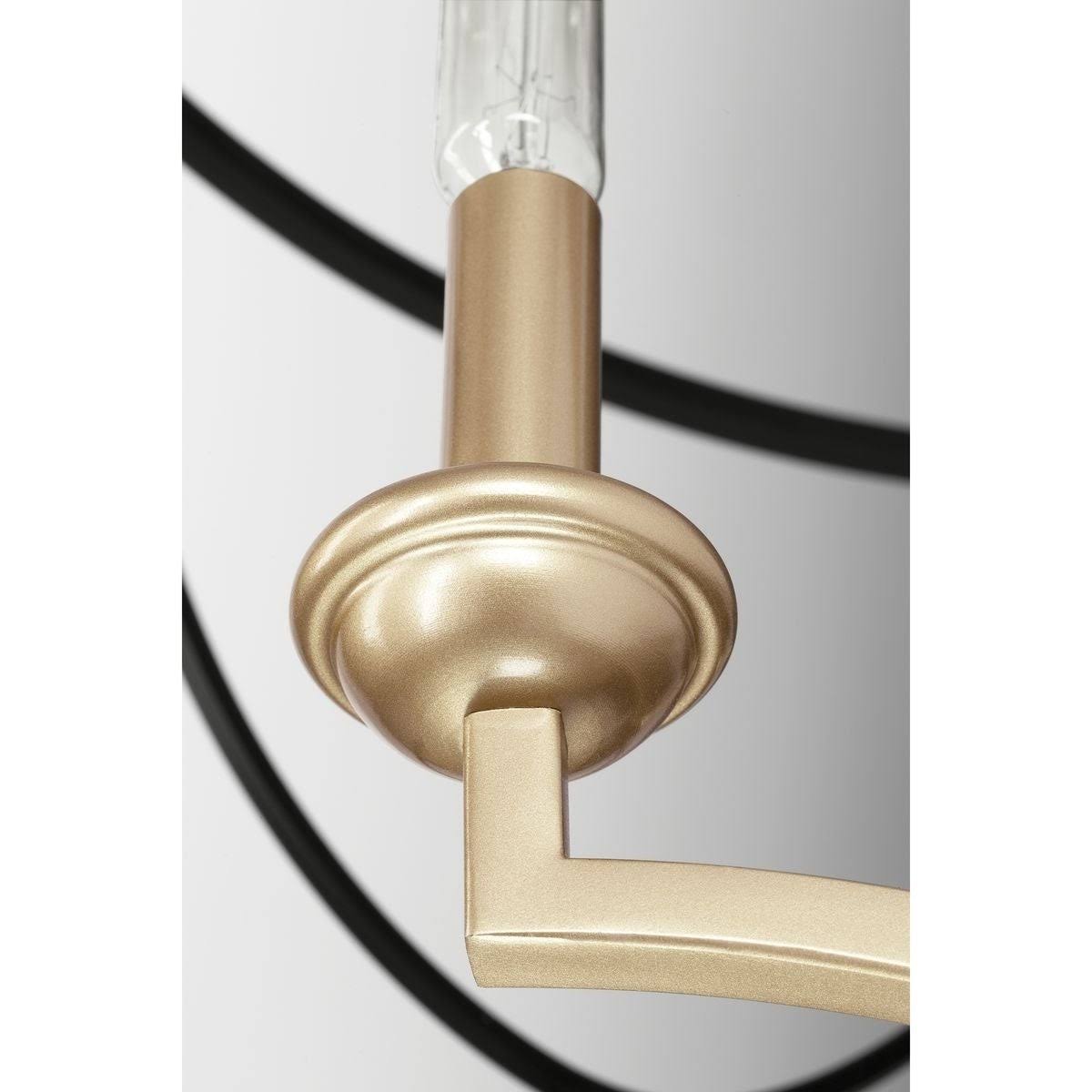 Eight Light Foyer Black R391350