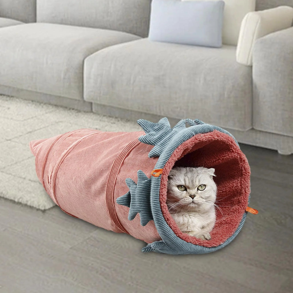 Carrot Hamster Tunnel Tube Toy Y91432