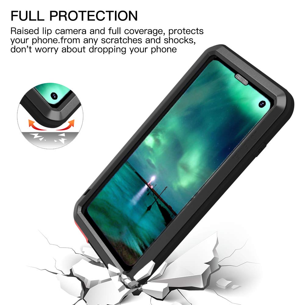 Gold Aluminum Metal Samsung Galaxy S10 Case T26126