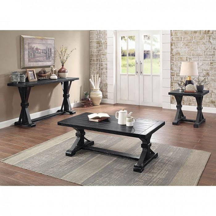Antique Black End Table G368413