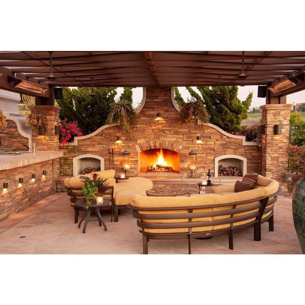 Beige 2000W Electric Infrared Patio Heater T16812
