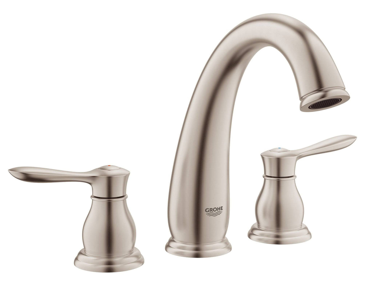 Brushed Nickel 3-Hole Roman Tub Faucet U4588