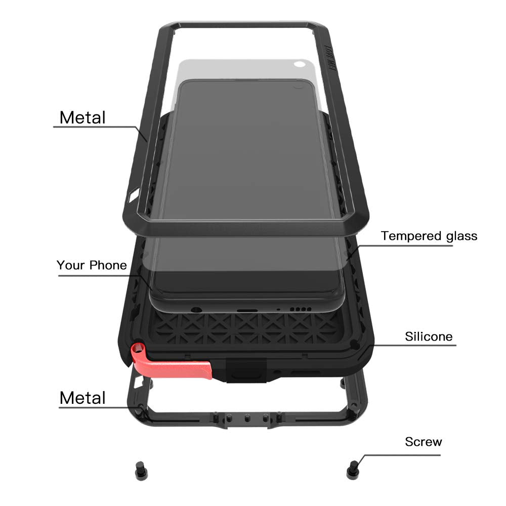 Gold Aluminum Metal Samsung Galaxy S10 Case T26126