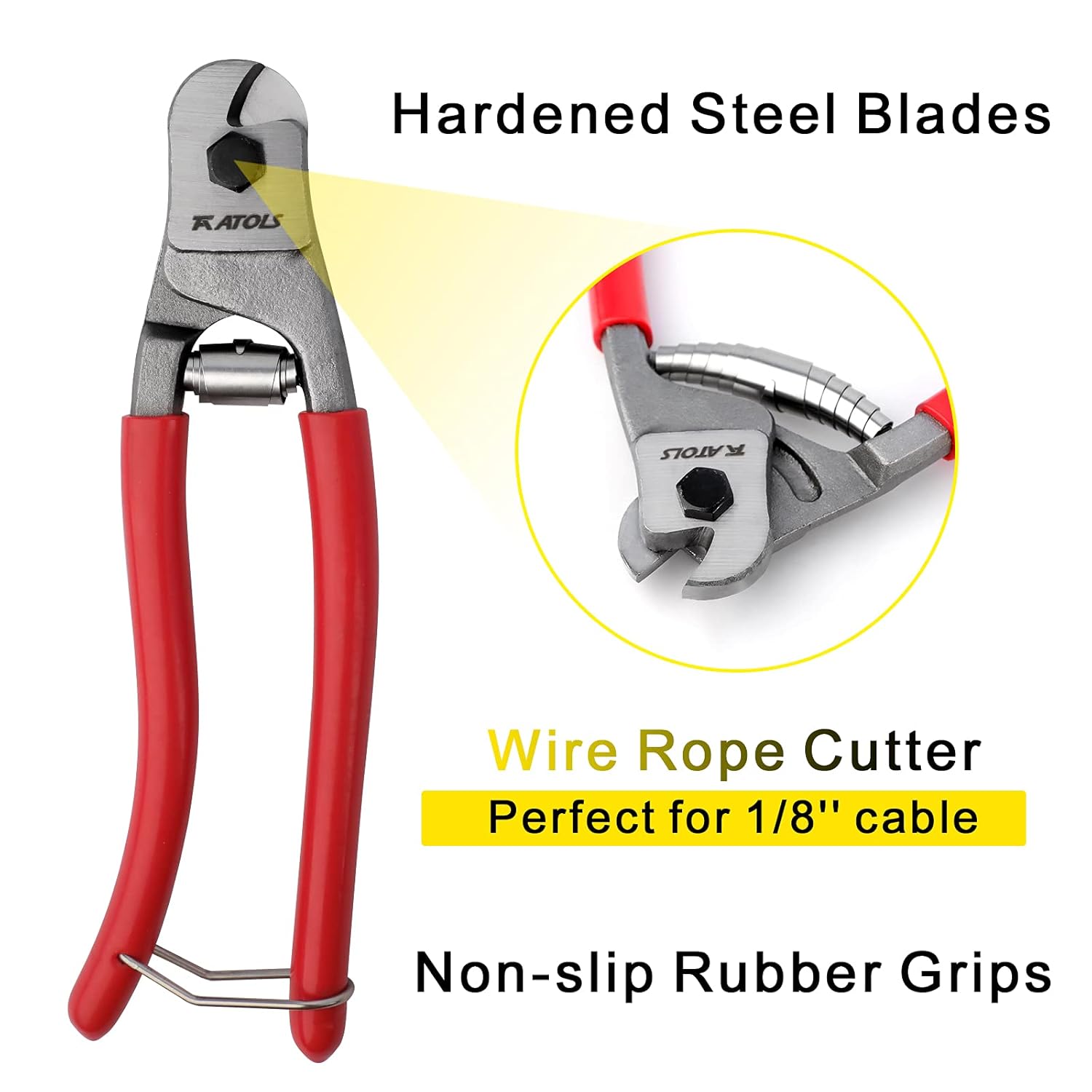1/8 T316 Stainless Steel Cable with Cutter, 600FT Wire Rope, 7x7 Strands, Pack of 2 G3478
