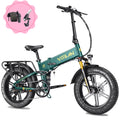 750W 48V 16Ah Removable Battery Folding Full Suspension Fat Tire Electric Bike S23630