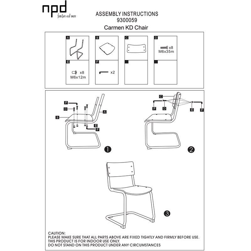Set of 2 Chair O6237