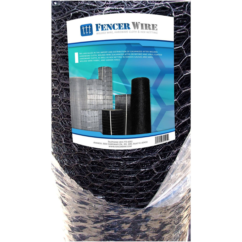 16 Gauge Vinyl Green Hex Netting T553