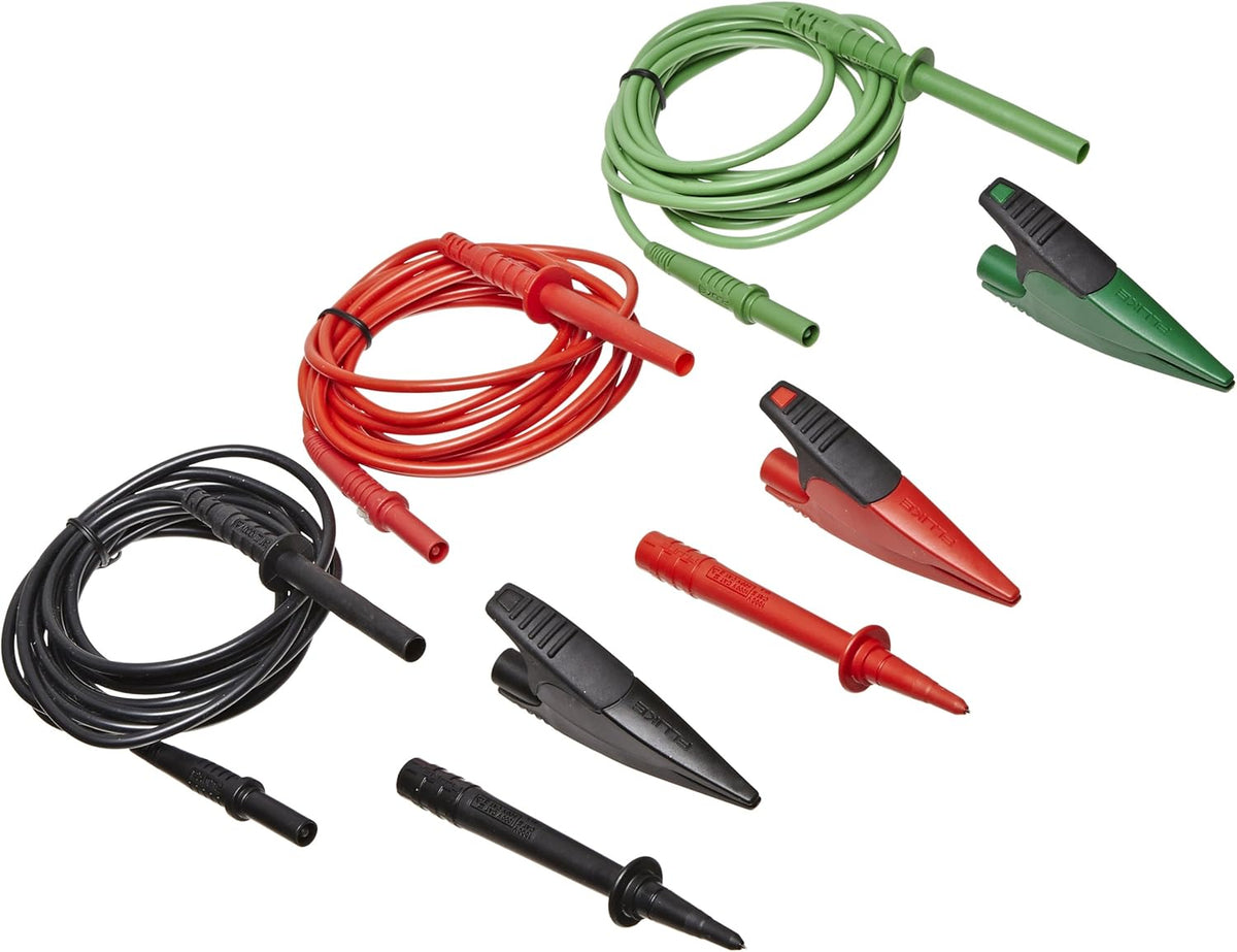 Red/Black Deluxe Electronic Test Lead Set K12949