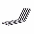 Black/White Chaise Lounge Cushion P90289