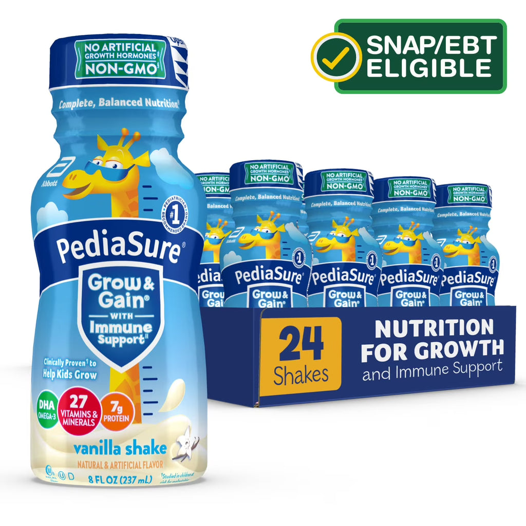 Vanilla Kids Protein Shake, 8-fl-oz Bottle, 4-6 Count A892833