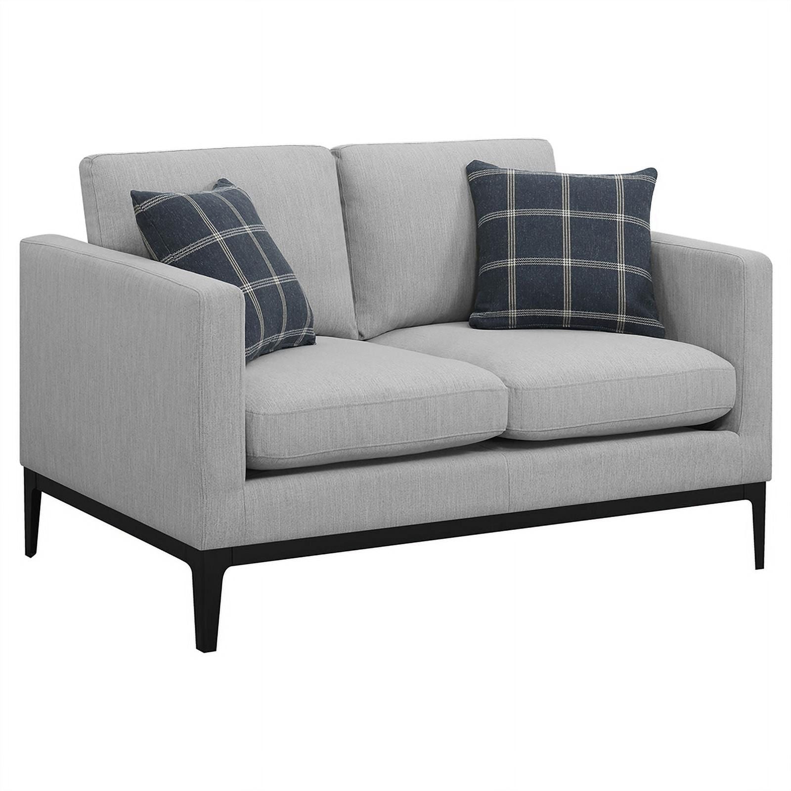 3-piece Fabric Living Room Set in Light Gray M643