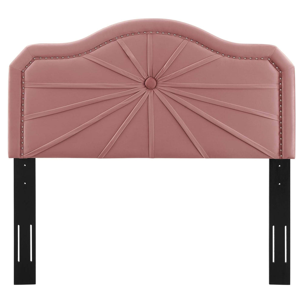 Mint Performance Velvet Headboard H85109