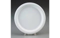 10.25 in Round Plastic Plate White Case of 500 K36941