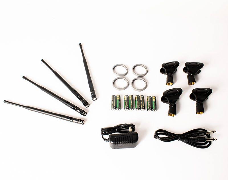 4-Channel Handheld Wireless Microphone System V810