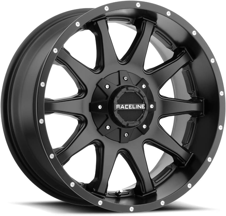 Black 17X9.5 10 Spoke Aluminum Car Wheels I975363