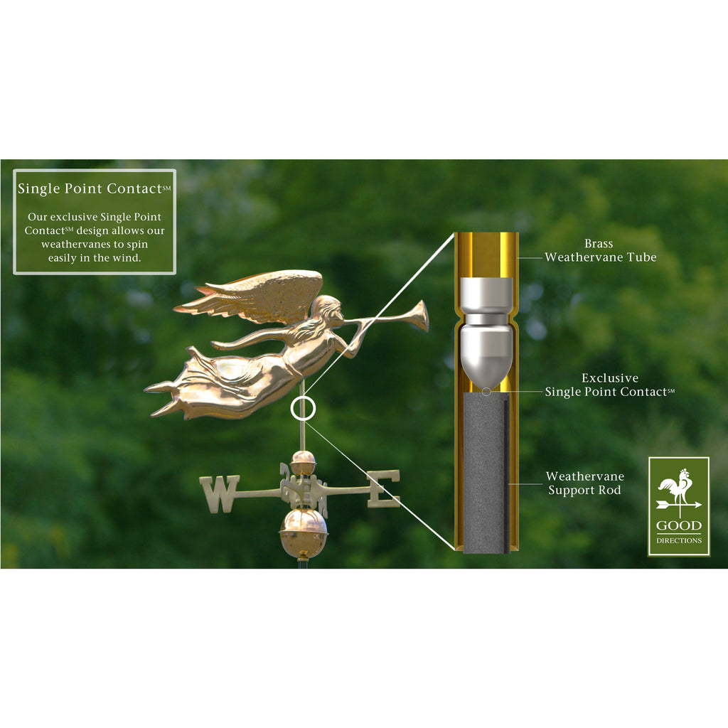 Angel with Arrow Weathervane Pure Copper H410668