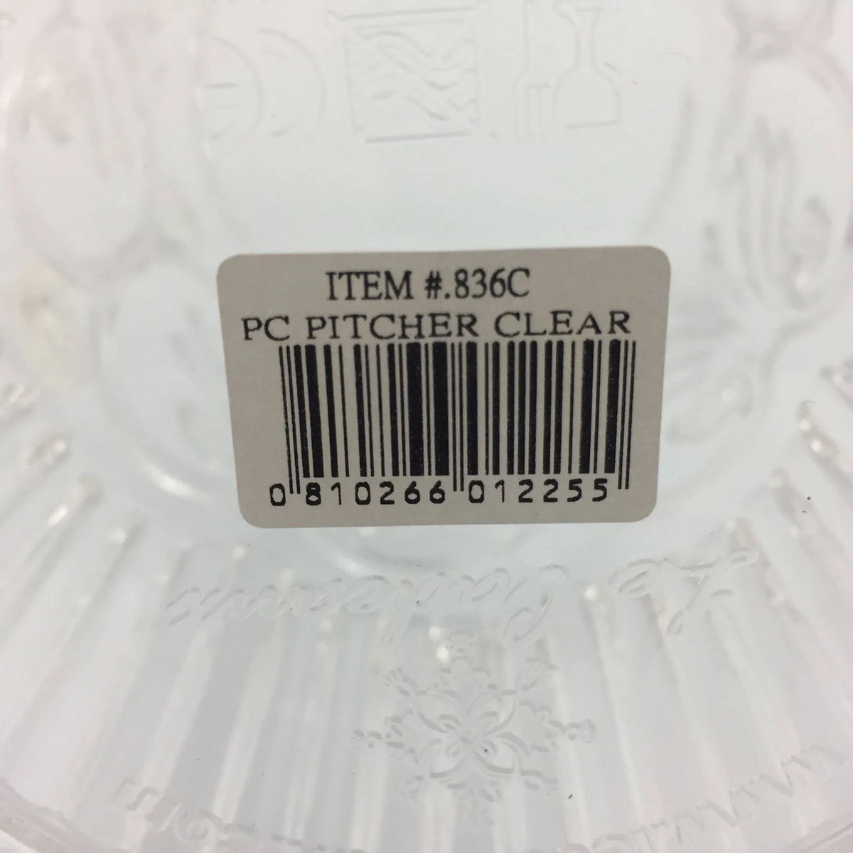 Clear Pitcher I27421