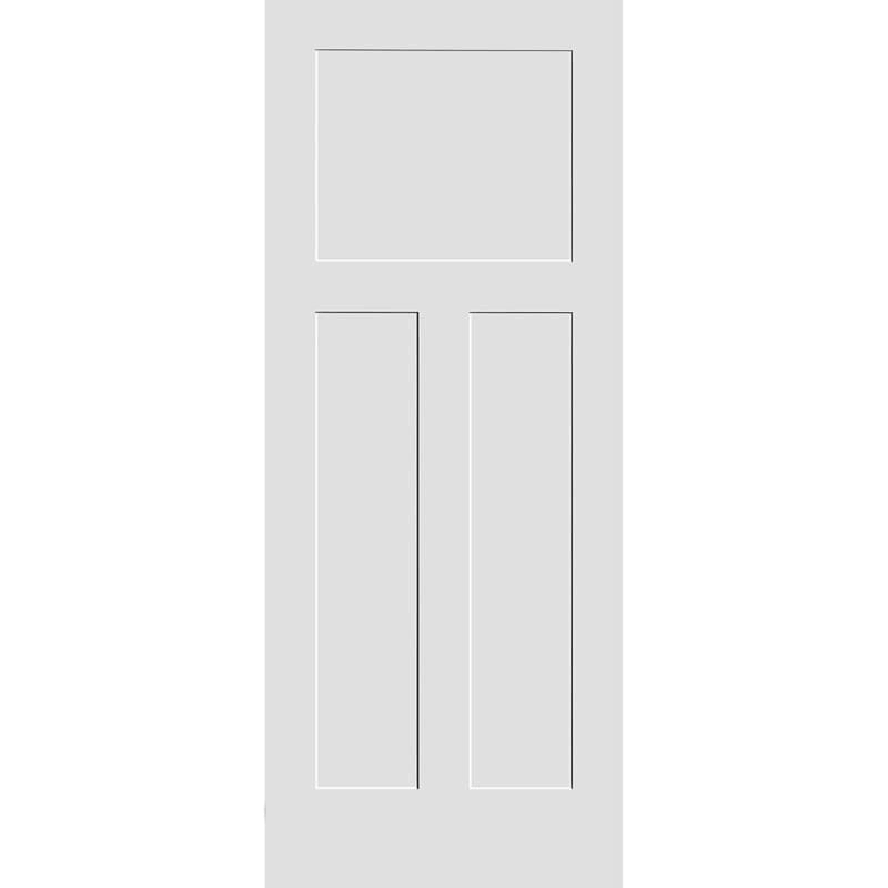 26x22 by 80x22 1+2-Panel Shaker Interior Slab Passage Door Primed G985