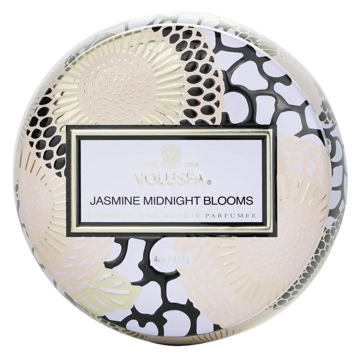Jasmine Midnight Blooms Mini Tin Candle 4oz P652140