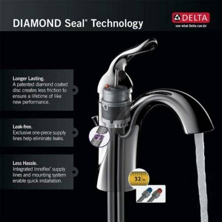 Chrome Single Handle Kitchen Faucet F444210