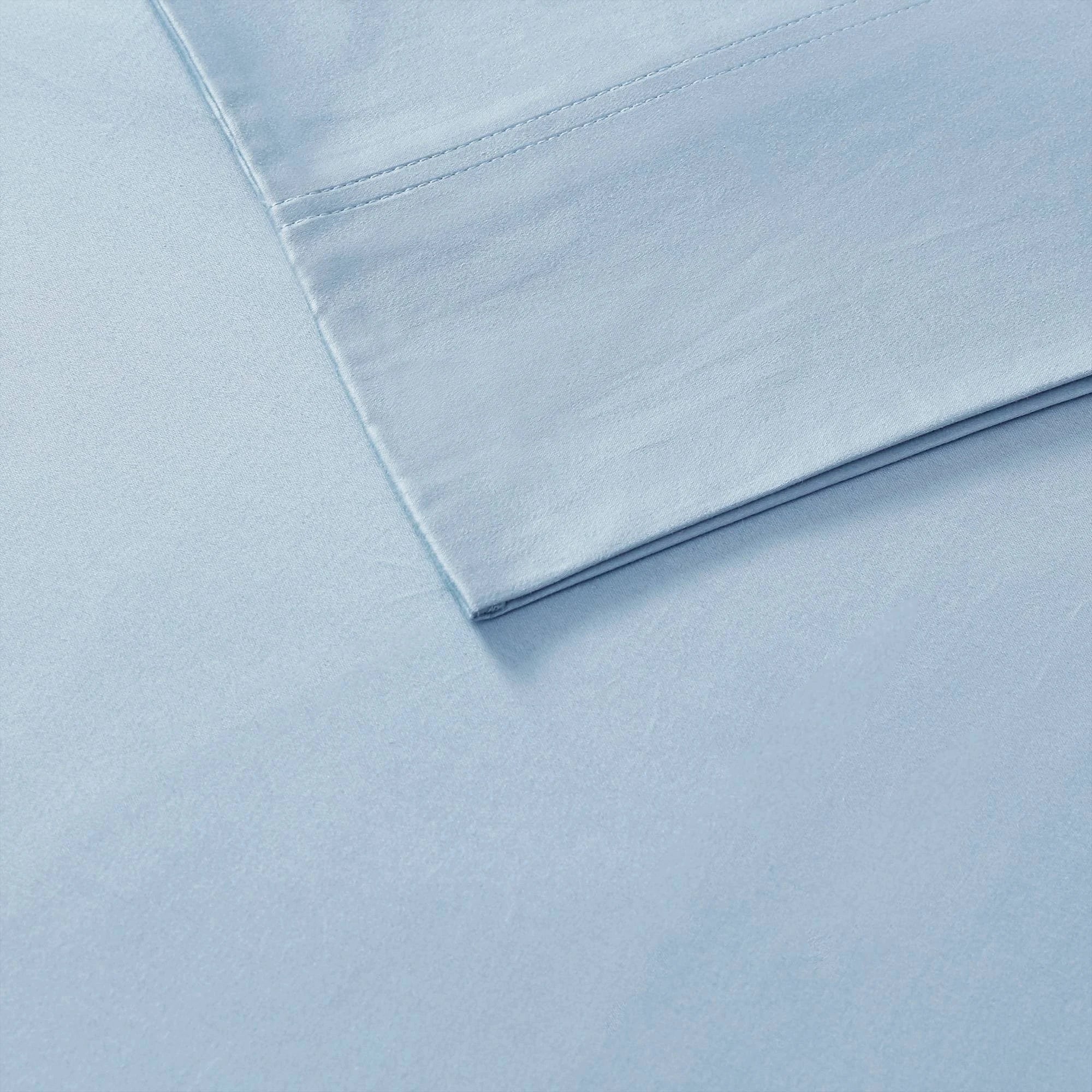 California King Rayon from Bamboo Sheet Set Blue S611