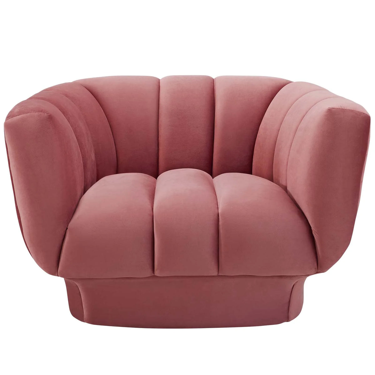 Pink Velvet Accent Side Chair Z879230