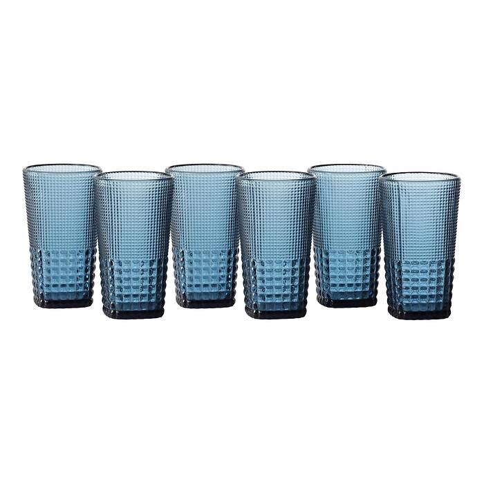 Blue Ice Beverage Glass, Set of 6 L823