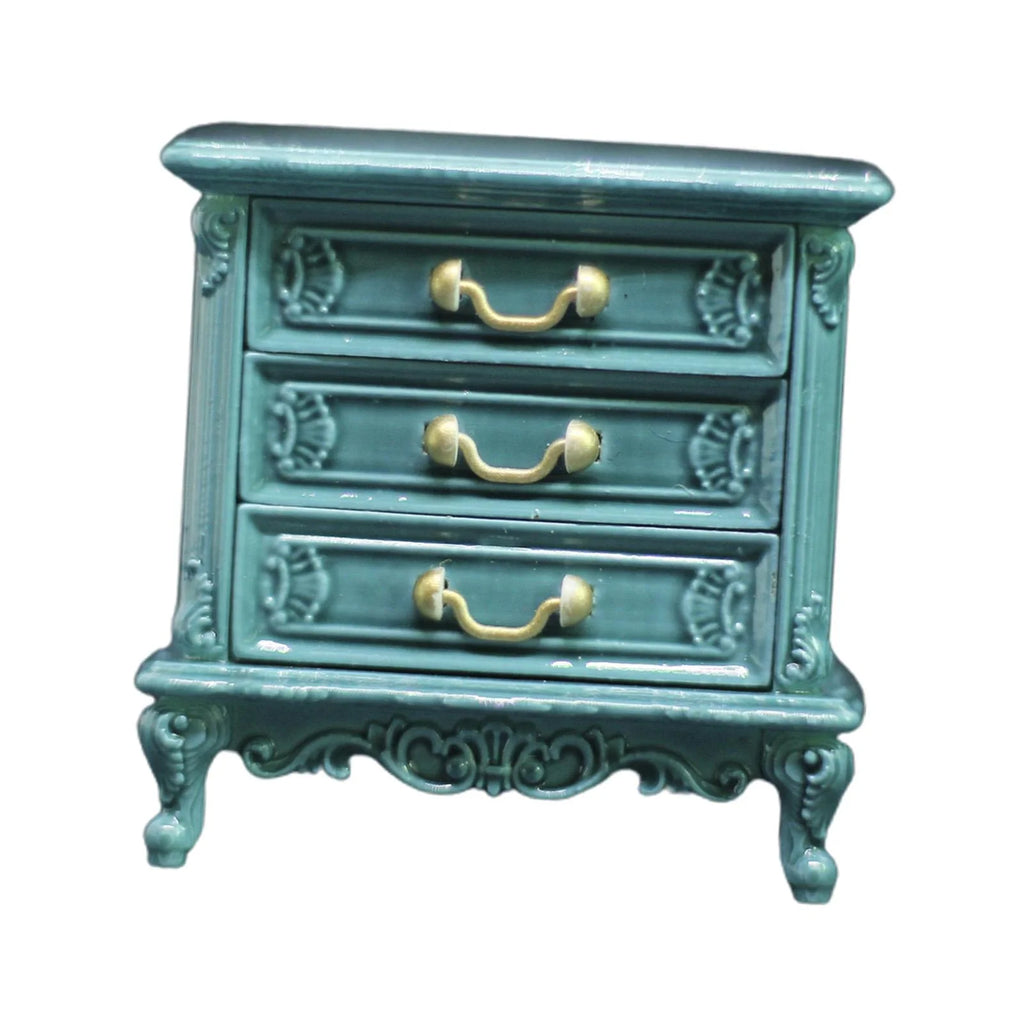 Dollhouse Miniature Wooden TV Cabinet V375472