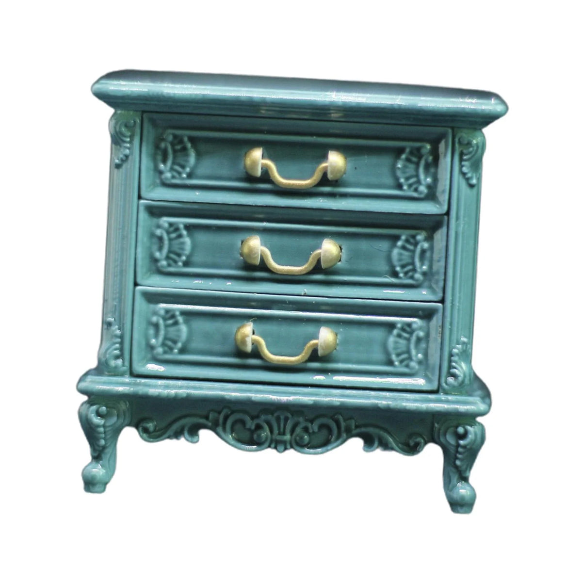 Dollhouse Miniature Wooden TV Cabinet V375472