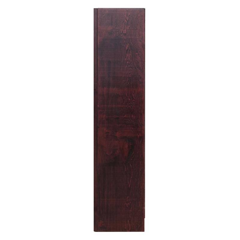 Traditional 4-Shelf Wood Bookcase in Cherry Z394