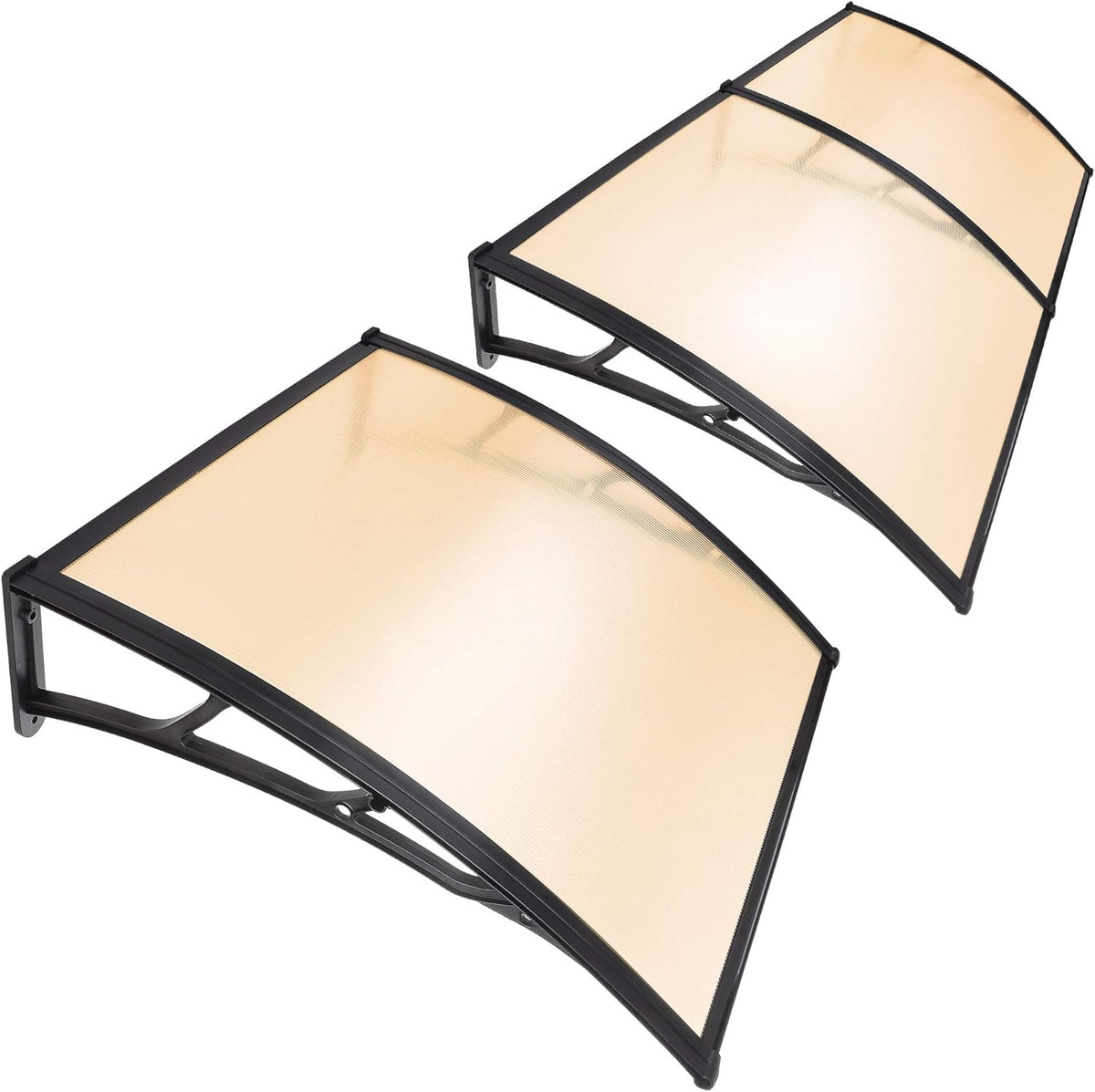 80x40 Door Window Outdoor Awning Polycarbonate Sheets Cover O39384