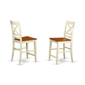 Buttermilk and Cherry Counter Height Stools, Set of 2 J278