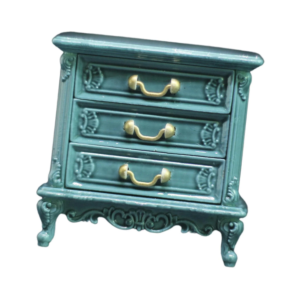 Dollhouse Miniature Wooden TV Cabinet V375472