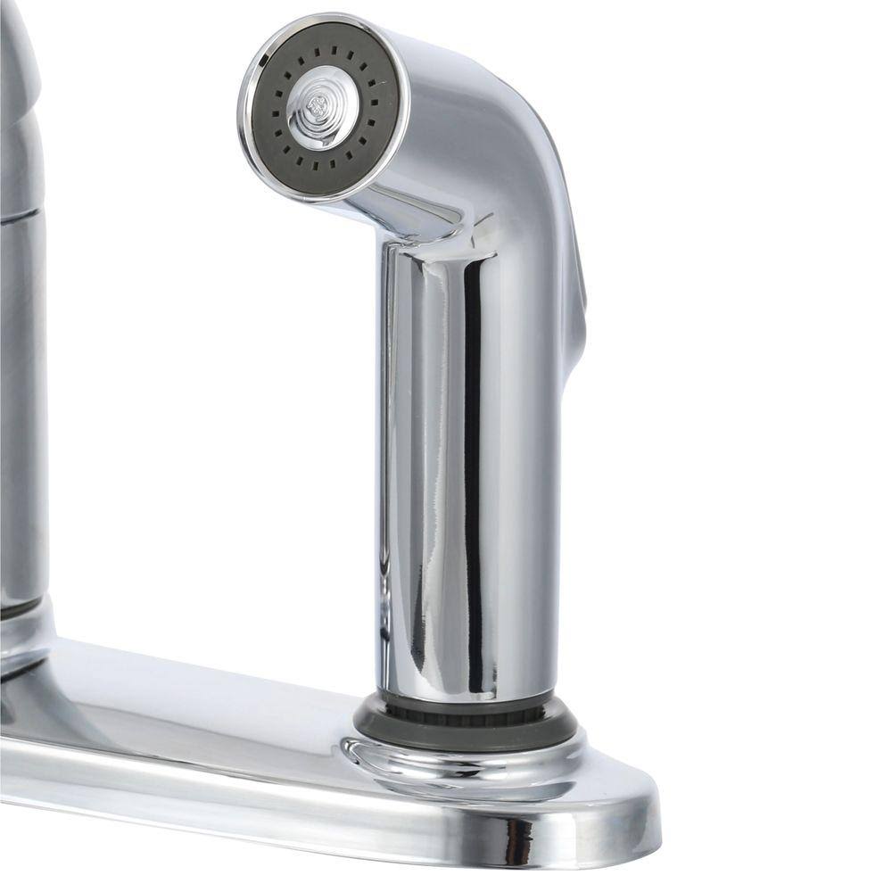 Chrome Single Handle Kitchen Faucet F444210