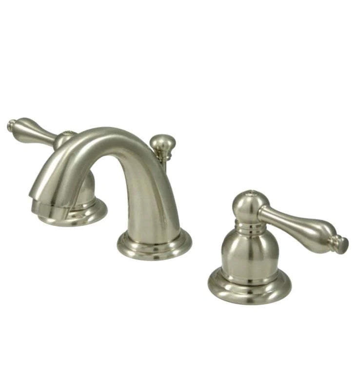 Chrome Two Handle Mini Widespread Lavatory Faucet with Retail Pop-Up T500