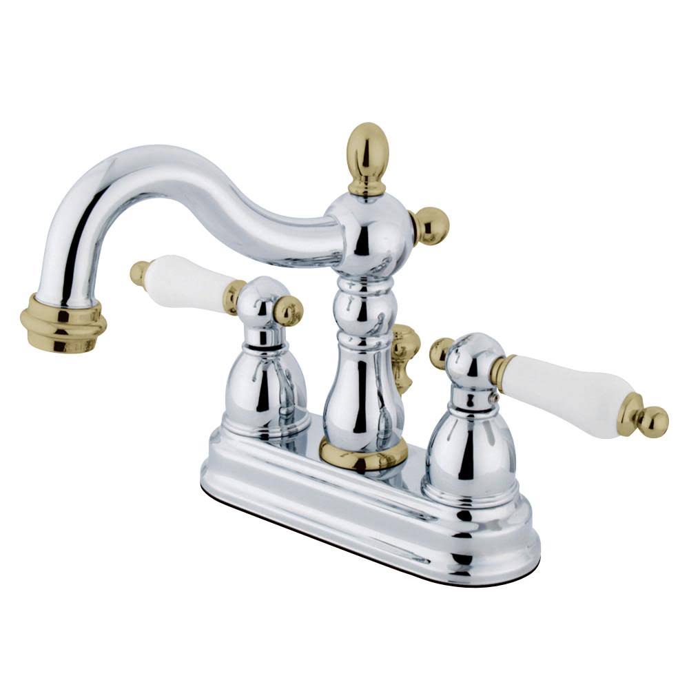 Polished Brass Centerset Lavatory Faucet with Retail Pop-Up N772799