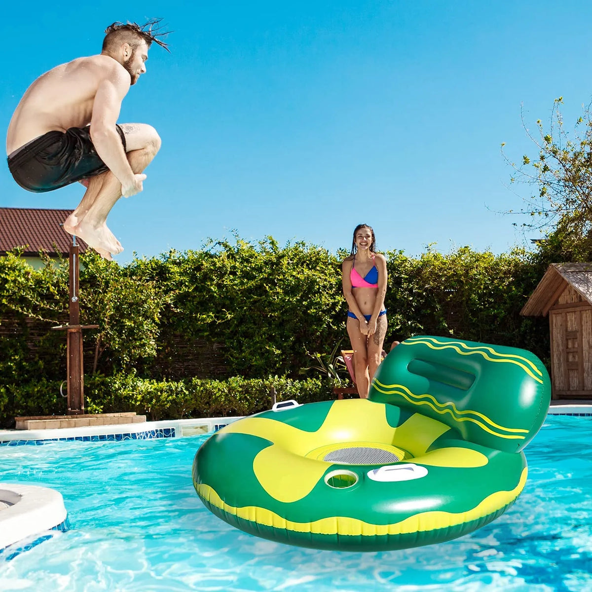 Inflatable Pool Float Lounger Chair G1859