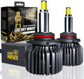 HB3 LED Headlight Bulbs 6,000K Sky White 12,000lm 90W High Low beam Pack of 2 U255