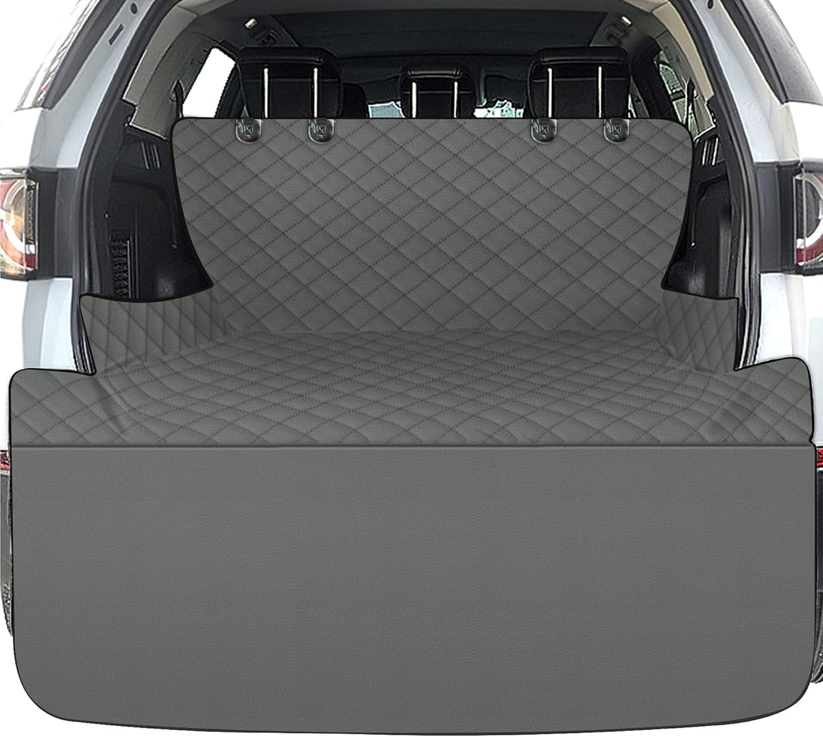 SUV Cargo Liner Waterproof Heavyduty Scratchproof Dog Pet Cargo Cover Liner with Bumper Flap Protection D390552