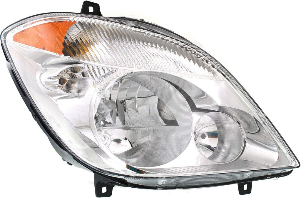 Headlight Set of 2 Halogen Clear Lens Chrome K414