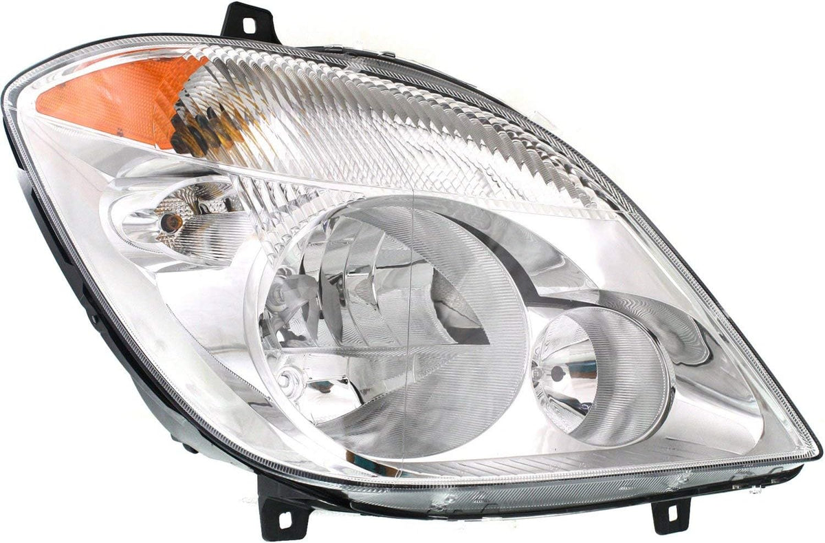 Headlight Set of 2 Halogen Clear Lens Chrome K414