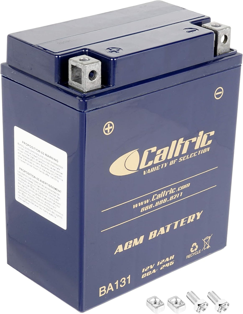 Agm Battery Yamaha Warrior 350 Yfm350X 1987-2004 Pack of 2 J777