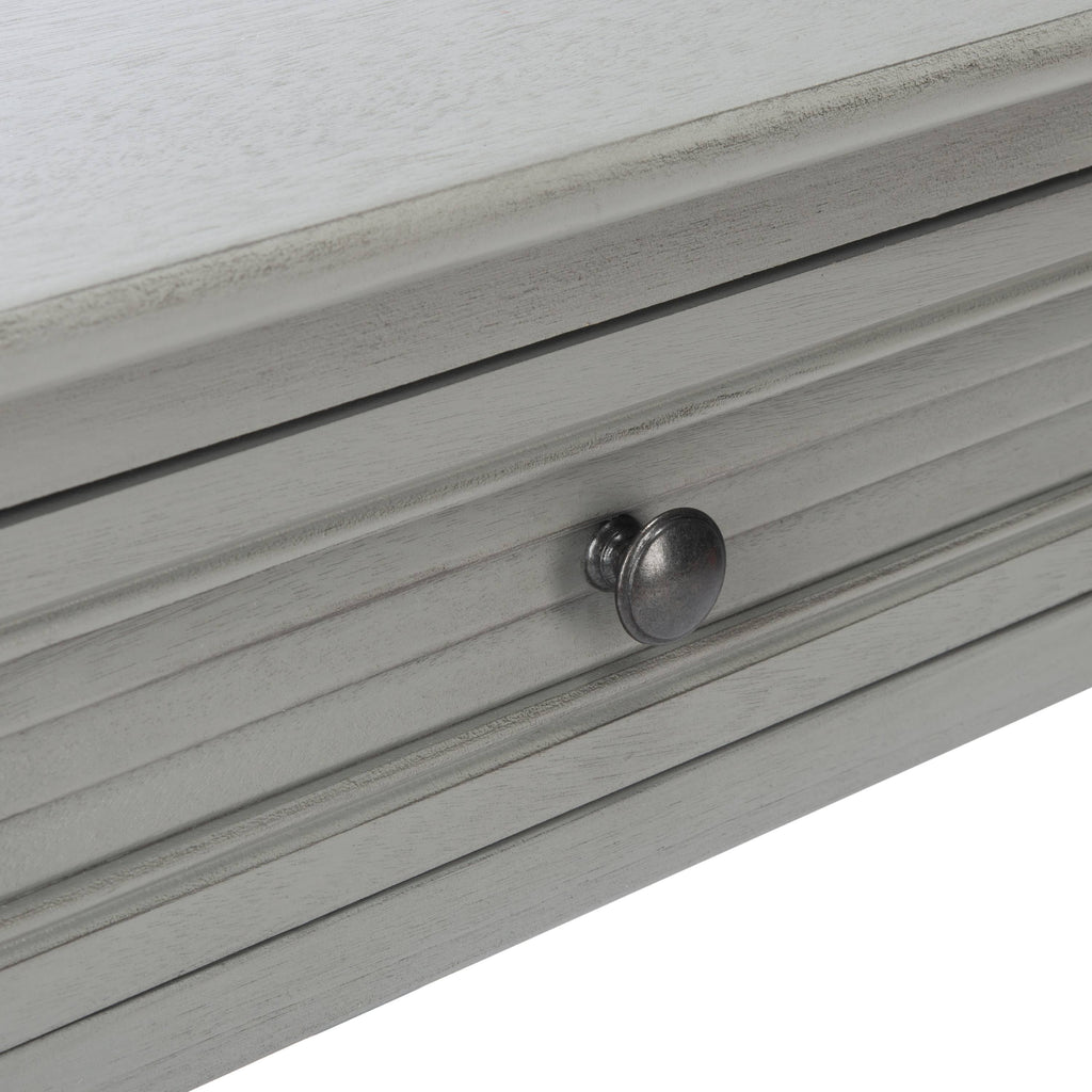 Distressed Grey 1 Drawer Accent Table N7714