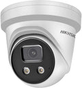 4K AcuSense Fixed Turret Network Camera with Strobe Light and Audible Warning I15031