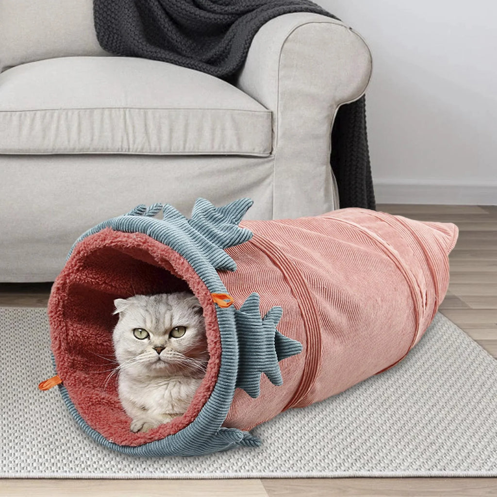 Carrot Hamster Tunnel Tube Toy Y91432