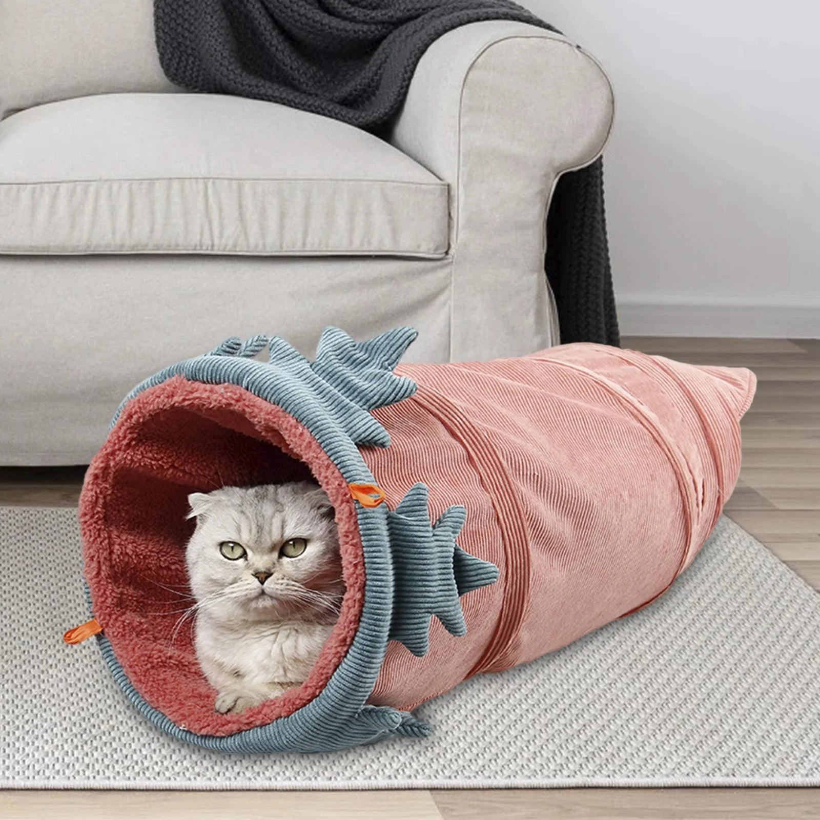 Carrot Hamster Tunnel Tube Toy Y91432