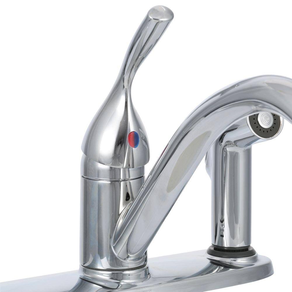 Chrome Single Handle Kitchen Faucet F444210
