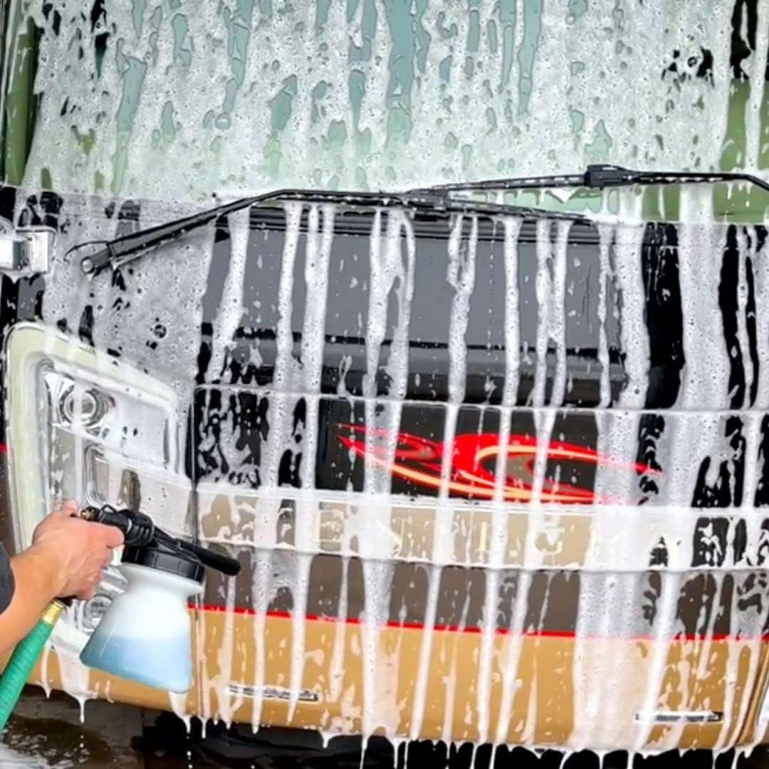 Foam Cannon for Garden Hose with 3 Dilution Tips X74101